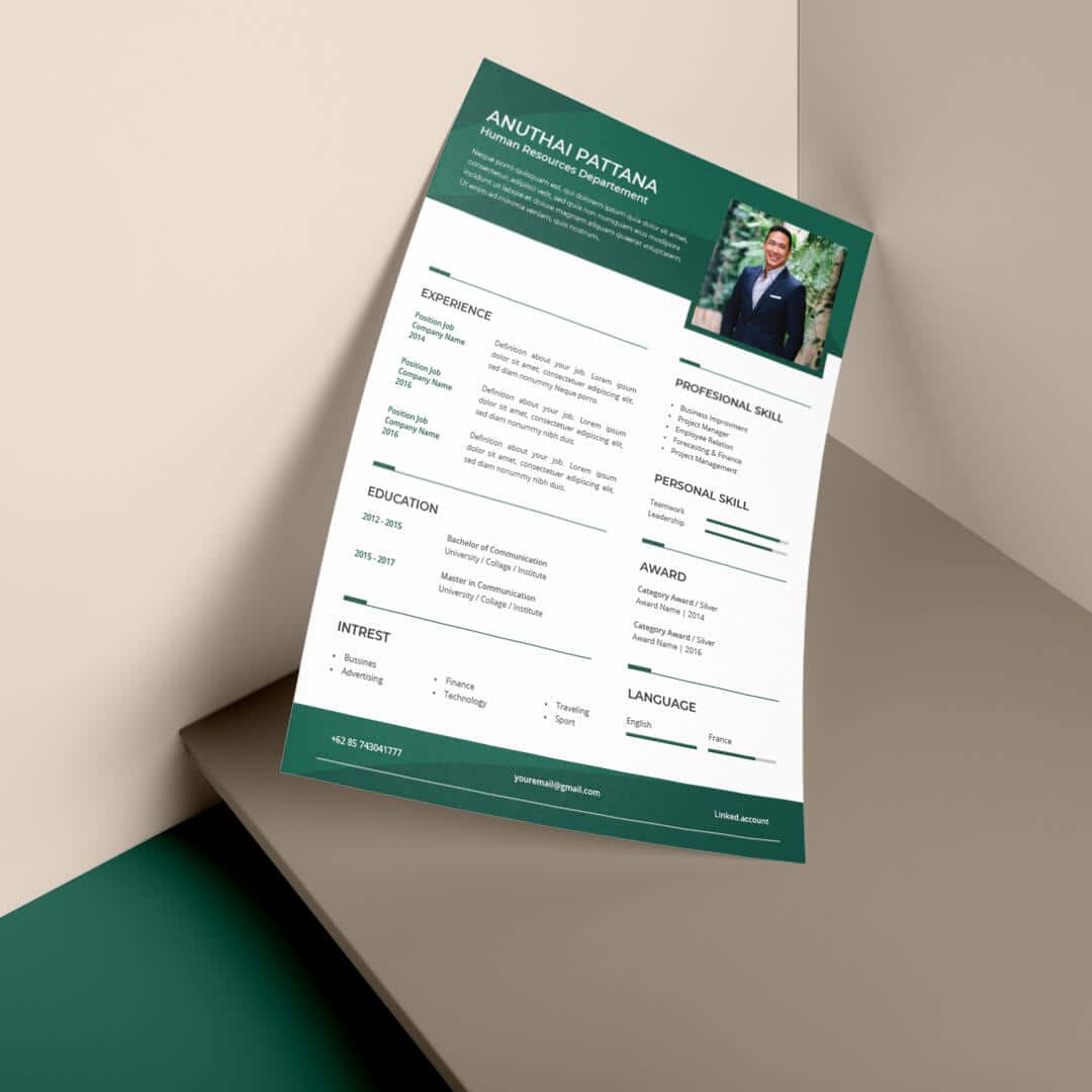 Tithonia Resume Template — view 2