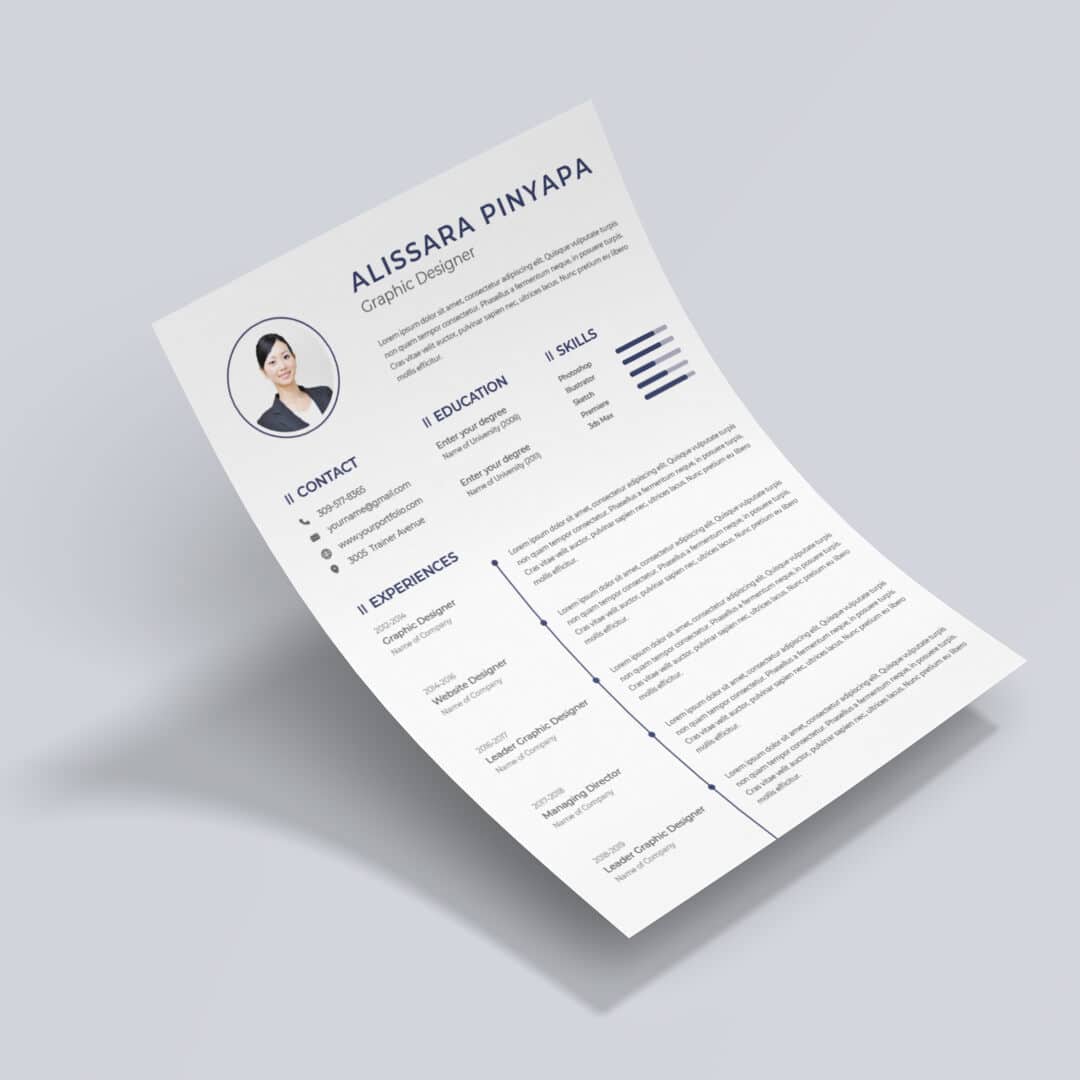Latifolia Resume Template — view 2