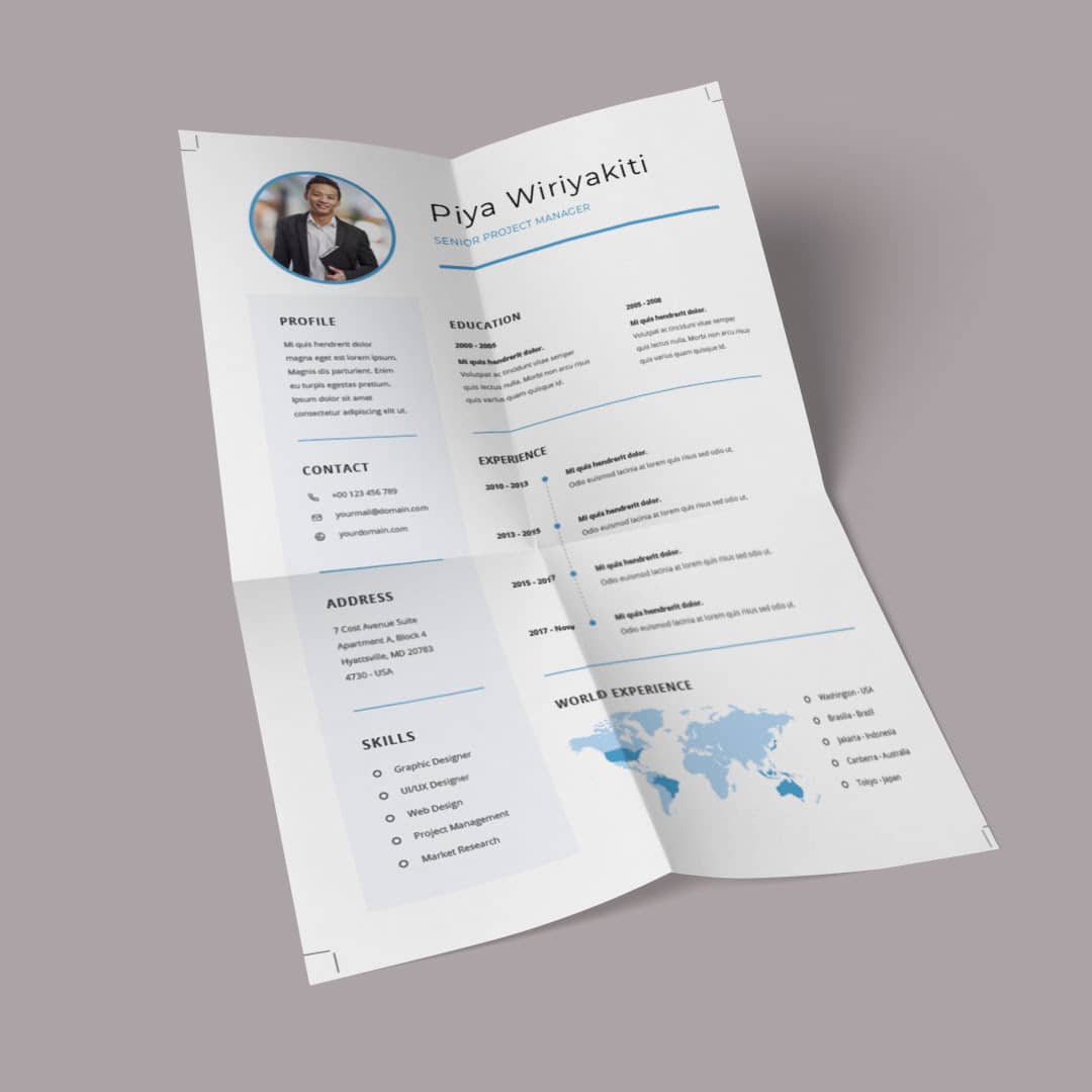 Gardenia Resume Template — view 2