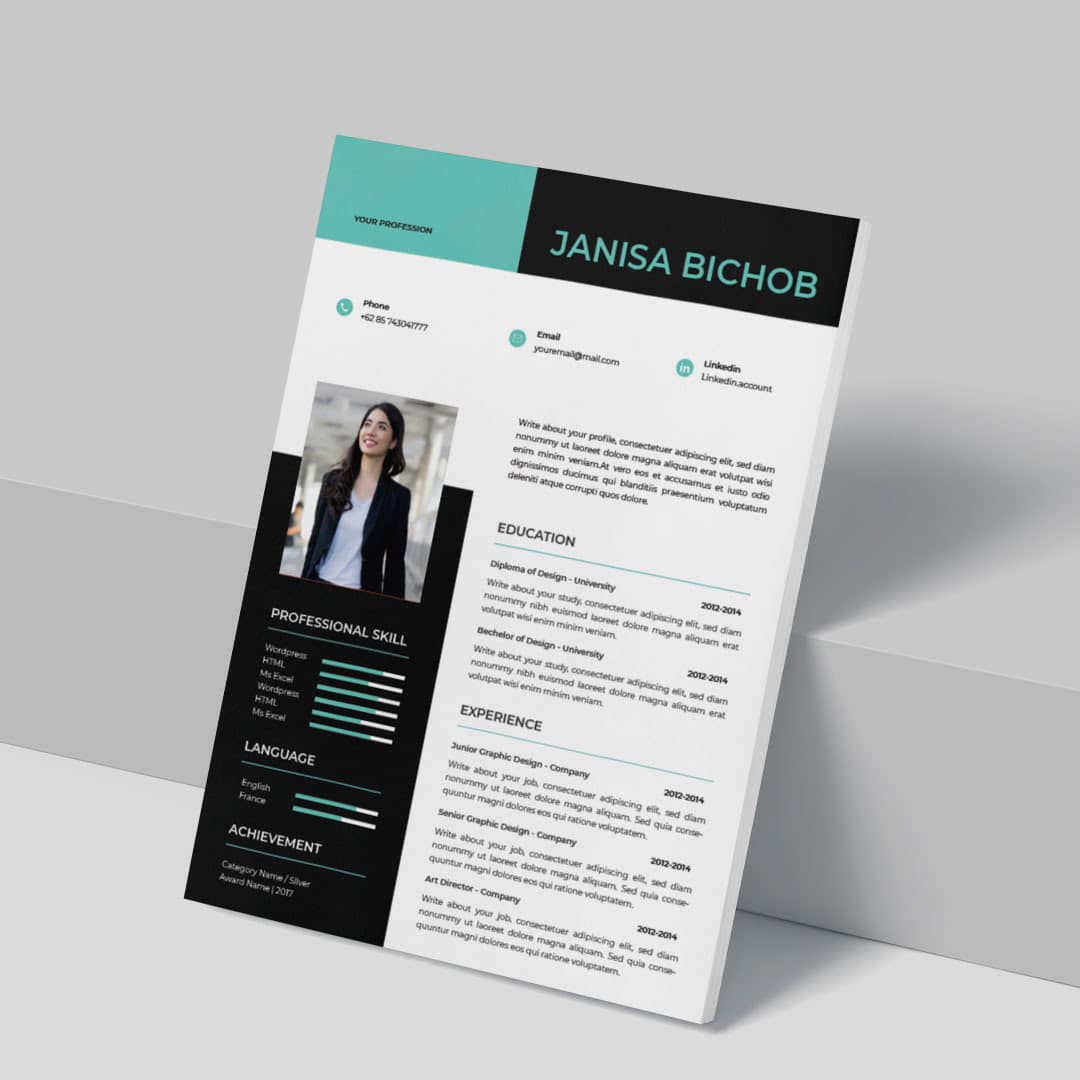 Iberis Resume Template — view 2