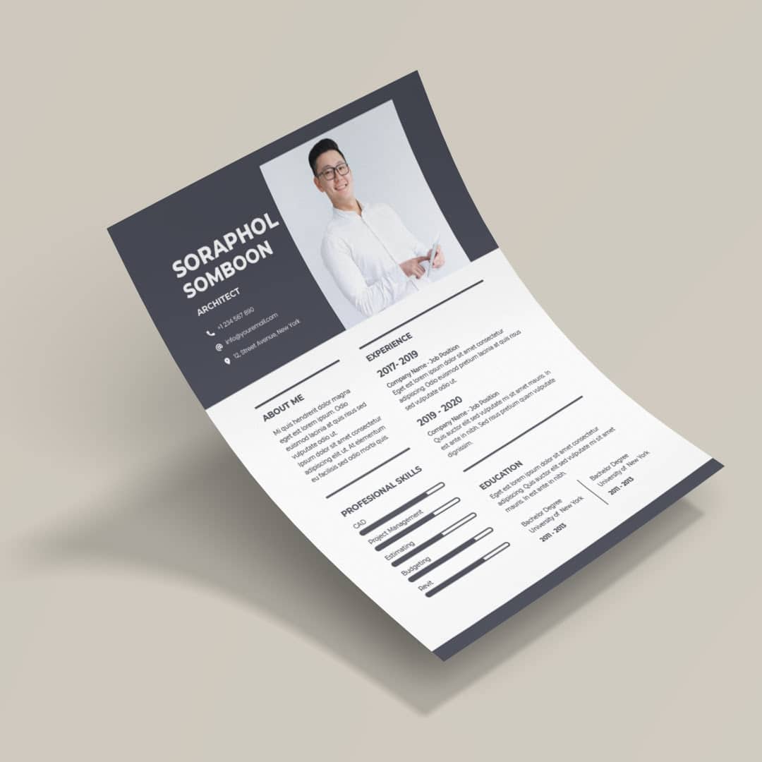 Daphne Resume Template — view 1