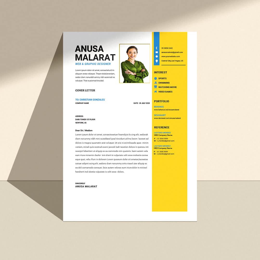 Kornik Resume Template — view 1