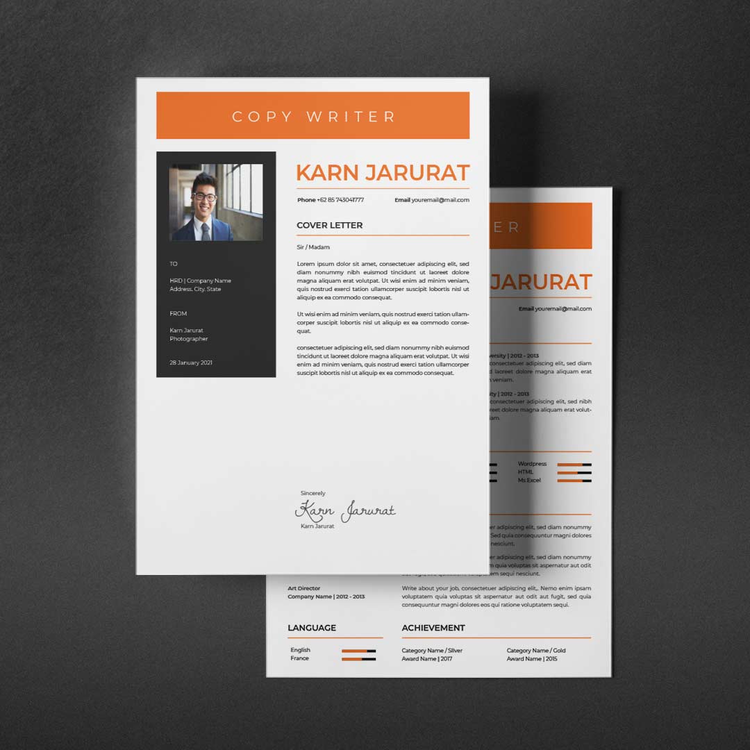 Digitalis Resume Template — view 2