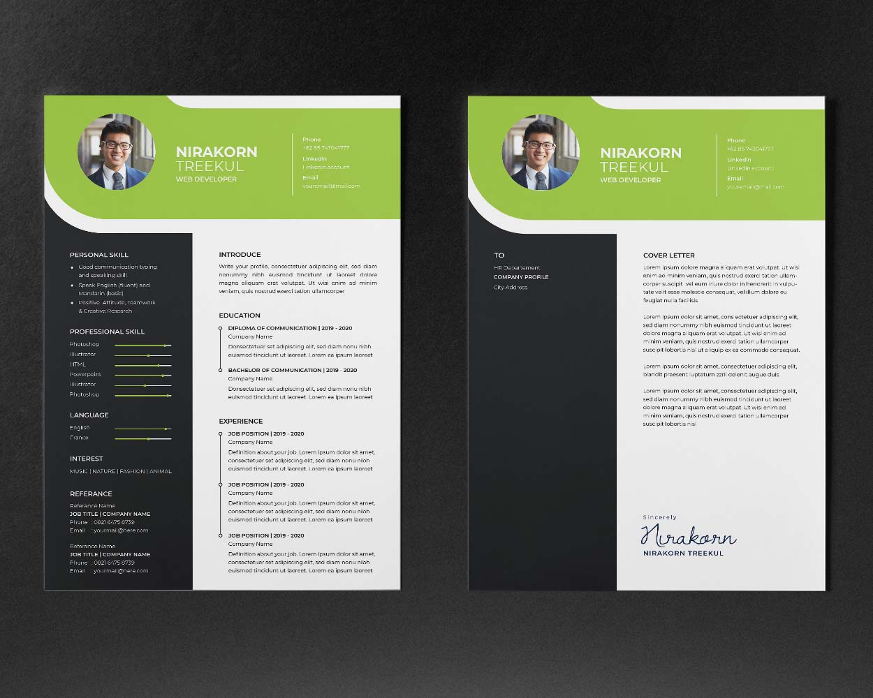 Eranthis Resume Template — view 1